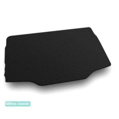 Двухслойные коврики Sotra Classic Black для Seat Arona (mkI)(нижний уровень)(багажник) 2017→