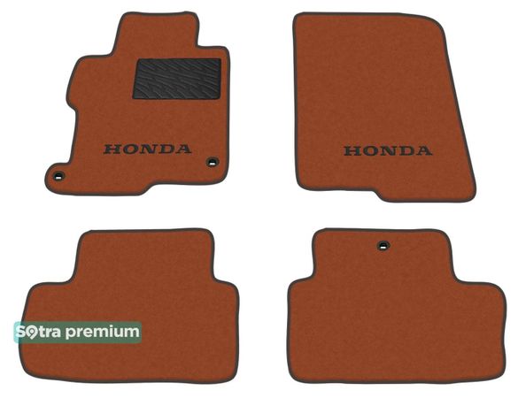 Двошарові килимки Sotra Premium Terracotta для Honda Accord (mkIX)(CT)(купе) 2012-2017 (USA) - Фото 1