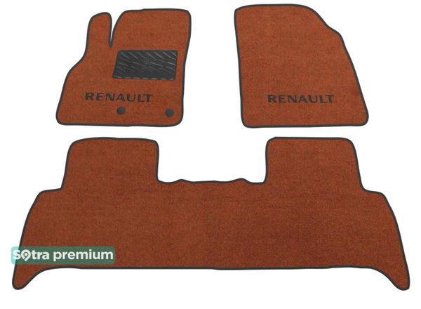 Двошарові килимки Sotra Premium Terracotta для Renault Scenic (mkIII) 2009-2016 - Фото 1