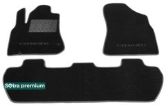 Двухслойные коврики Sotra Premium Black для Citroen Berlingo (mkII)(1-2 ряд) 2008-2018