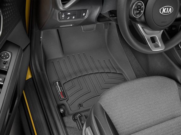 Коврики Weathertech Black для Kia Soul (mkIII)(1 row) 2019→ - Фото 2