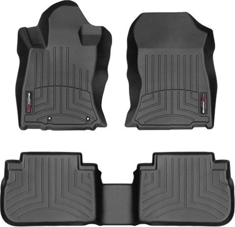 Коврики Weathertech Black для Subaru Forester (mkV) 2019→ - Фото 1