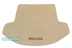 Двошарові килимки Sotra Premium Beige для Mazda CX-9 (mkII)(багажник) 2016→