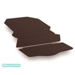 Двошарові килимки Sotra Premium Chocolate для Ford Fusion (mkII)(гібрид)(багажник) 2013-2020