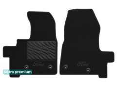Двошарові килимки Sotra Premium Graphite для Ford Transit Custom (mkI)(вантажний або комбі)(1 ряд) 2018→ АКПП