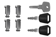 К-т ключів з лічинками (4 шт) Thule One-Key System 4504 - Фото 1
