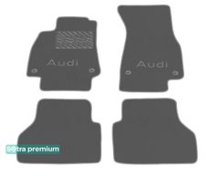 Двошарові килимки Sotra Premium Grey для Audi A6/S6/RS6 (mkV)(C8) 2018→; A7/S7/RS7 (mkII) 2018→