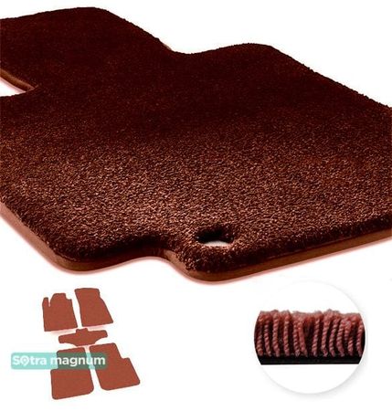 Двошарові килимки Sotra Magnum Red для Chrysler Delta (mkI) 2008-2014 - Фото 1