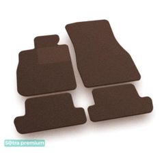 Двошарові килимки Sotra Premium Chocolate для BMW 8-series (G14; G15; F91; F92)(купе і кабріолет) 2018→