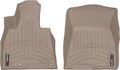 Коврики Weathertech Beige для Genesis GV80 (mkI)(1 row) 2020->