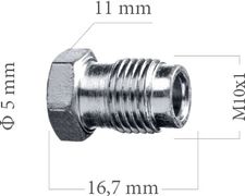 Наконечник WP 5-100-105A (M10х1) під трубку 4.75мм - Фото 1