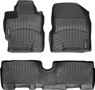 Коврики WeatherTech Black для Toyota Yaris (mkII)(hatch); Scion xD (mkI)(with heating vens under front seats) 2005-2014 (USA) - Фото 1