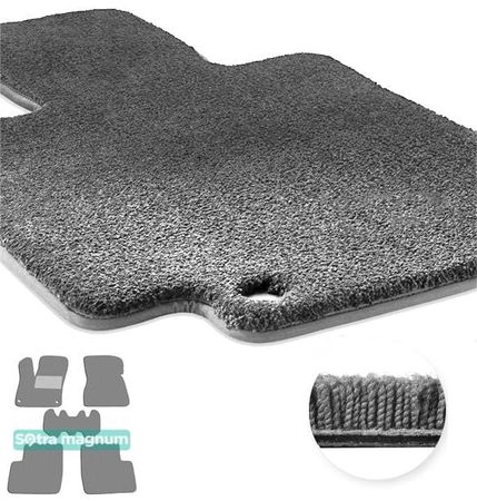 Двошарові килимки Sotra Magnum Grey для Smart ForTwo (W453) 2014→ - Фото 1