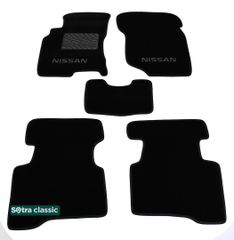 Двухслойные коврики Sotra Classic Black для Nissan X-Trail (mkI) 2001-2007