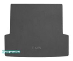 Двухслойные коврики Sotra Premium Grey для BMW 3-series (E91)(универсал)(багажник) 2005-2012