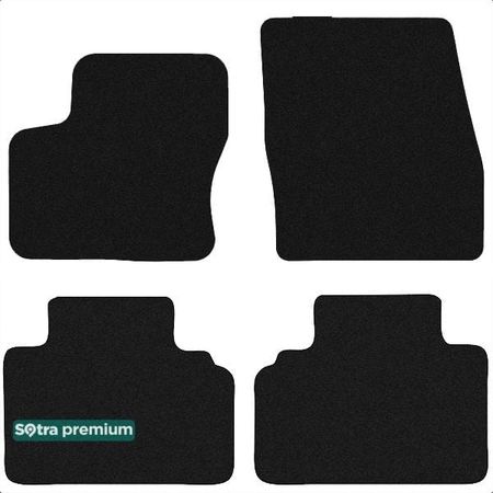 Двухслойные коврики Sotra Premium Black для Ford Tourneo Courier (mkI) 2014→ - Фото 1