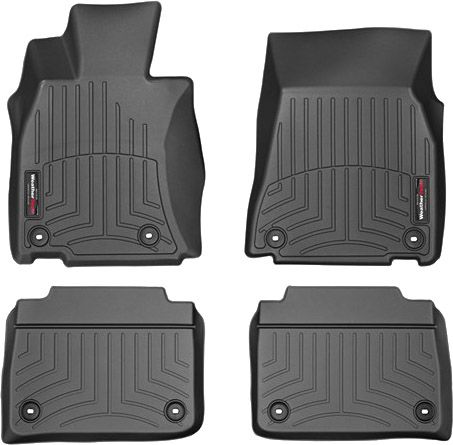 Коврики Weathertech Black для Lexus LS (mkIV)(AWD) 2013-2017 - Фото 1