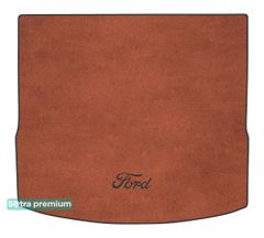 Двошарові килимки Sotra Premium Terracotta для Ford Focus (mkIII)(універсал)(багажник) 2015-2018
