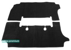 Двошарові килимки Sotra Premium Black для Toyota Previa (mkI)(2-3 ряд) 1990-1999