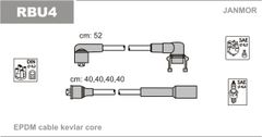 Провода зажигания JanMor RBU4 для Renault 21 1.4 (C2J 770) / 19 1.2; ARO Spartana 1.2 (C3G 702)