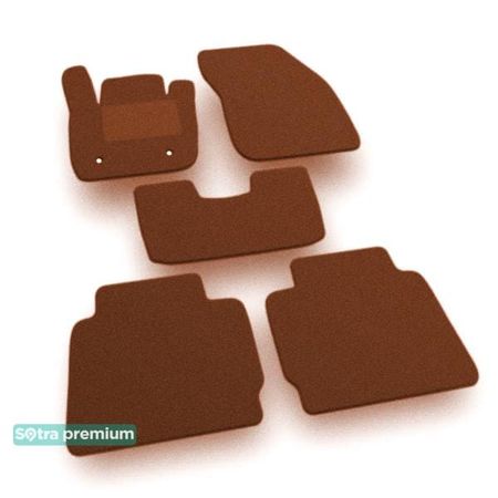 Двошарові килимки Sotra Premium Terracotta для Lincoln МКZ (mkII) 2013-2020 - Фото 1