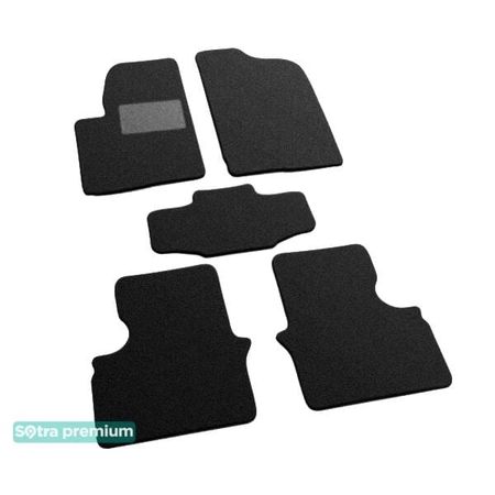 Двошарові килимки Sotra Premium Black для Chery A3 / М11 (mkI) 2008-2015 - Фото 1
