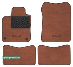 Двошарові килимки Sotra Premium Terracotta для Renault Twingo (mkII) 2007-2014