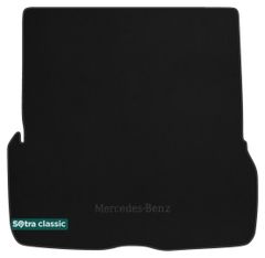 Двошарові килимки Sotra Classic Black для Mercedes-Benz GLS-Class (X167)(складений 3 ряд)(багажник) 2019→