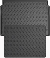 Резиновые коврики в багажник Gledring для Citroen C4 (mkIII) 2020→ (с двухуровневым полом)(верхний уровень)(багажник с защитой)