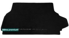 Двошарові килимки Sotra Premium Black для Land Rover Range Rover (mkIII)(багажник) 2002-2012 - Фото 1