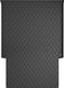Резиновые коврики в багажник Gledring для Skoda Kodiaq (mkI)(5 мест) 2016→ (с двухуровневым полом)(верхний уровень)(с запаской)(багажник с защитой)