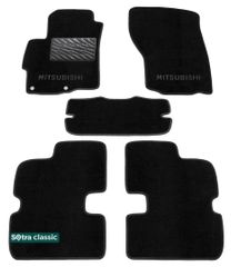 Двухслойные коврики Sotra Classic Black для Mitsubishi Lancer (mkX) 2008-2017