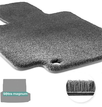 Двошарові килимки Sotra Magnum Grey для BMW 3-series (F31)(універсал)(багажник) 2012-2019 - Фото 1