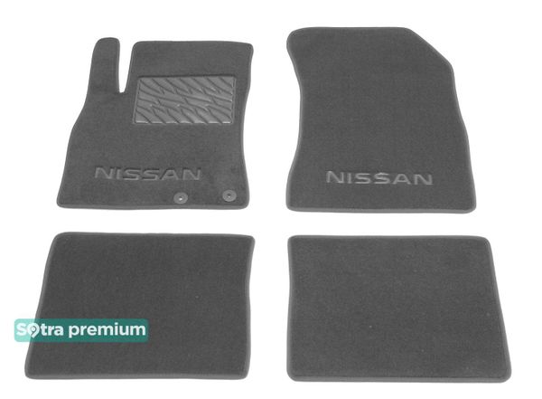 Двошарові килимки Sotra Premium Grey для Nissan Note (mkII)(E12) 2012-2020 - Фото 1