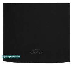 Двошарові килимки Sotra Premium Black для Ford Focus (mkIV)(універсал)(багажник) 2018→