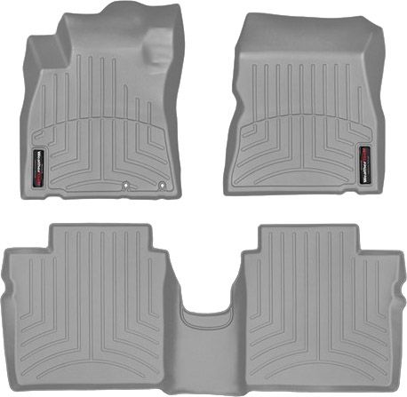 Коврики Weathertech Grey для Nissan Note (E12) / Sunny (N17)(trunk lever not on driver floor side) 2012-2015 - Фото 1