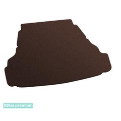 Двошарові килимки Sotra Premium Chocolate для Hyundai Grandeur (mkIV)(багажник) 2005-2010