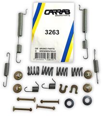 Ремкомплект задніх гальмівних колодок WP (Carrab) 3263 для Nissan Micra K10 86-92, крос-код за Quick Brake 765