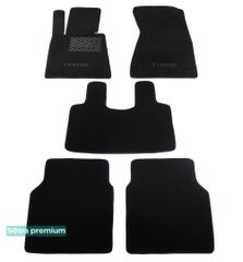 Двухслойные коврики Sotra Premium Black для BMW 7-series (E66)(long) 2002-2008