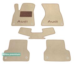 Двошарові килимки Sotra Premium Beige для Audi A7/S7/RS7 (mkI) 2010-2018