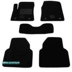 Двошарові килимки Sotra Premium Black для MG 6 (mkI) 2010-2016