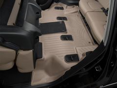 Коврик Weathertech Beige для Infiniti QX80 / QX56 (mkII)(2 row bucket seats)(3 row) 2011→; Nissan Armada (mkII)(2 row bucket seats)(3 row) 2017→ - Фото 2