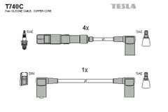 Дроти запалювання Tesla T740C для Mercedes-Benz 123 (W123) / 124 (W124) / 190 (W201) / G-Class (W463) (2.0 / 2.3) - Фото 2