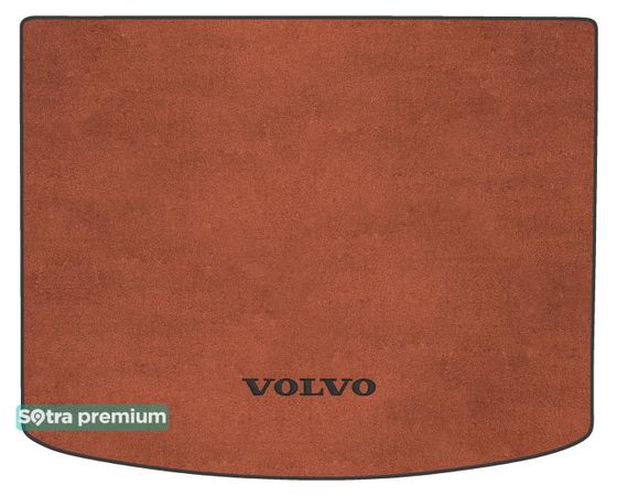 Двухслойные коврики Sotra Premium Terracotta для Volvo V40 (mkII)(D2,D3,D4)(верхний уровень)(багажник) 2018-2019 - Фото 1