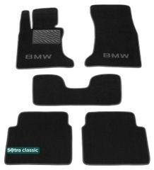 Двошарові килимки Sotra Classic Black для BMW 5-series (E60/E61) 2004-2009