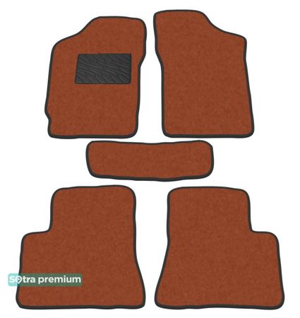 Двухслойные коврики Sotra Premium Terracotta для Lifan 520 / Breez (mkI) 2006-2012 - Фото 1