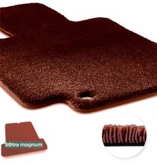 Двошарові килимки Sotra Magnum Red для Ford Explorer (mkIV)(7 місць)(складений 3 ряд)(багажник) 2006-2010