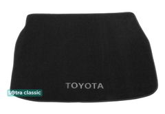 Двухслойные коврики Sotra Classic Black для Toyota CH-R (mkI)(с докаткой)(багажник) 2016→
