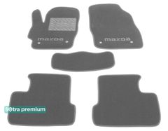 Двошарові килимки Sotra Premium Grey для Mazda 3 (mkII) 2008-2013