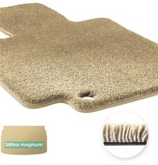 Двошарові килимки Sotra Magnum Beige для Volkswagen T-Cross (mkI)(нижній рівень)(багажник) 2019→